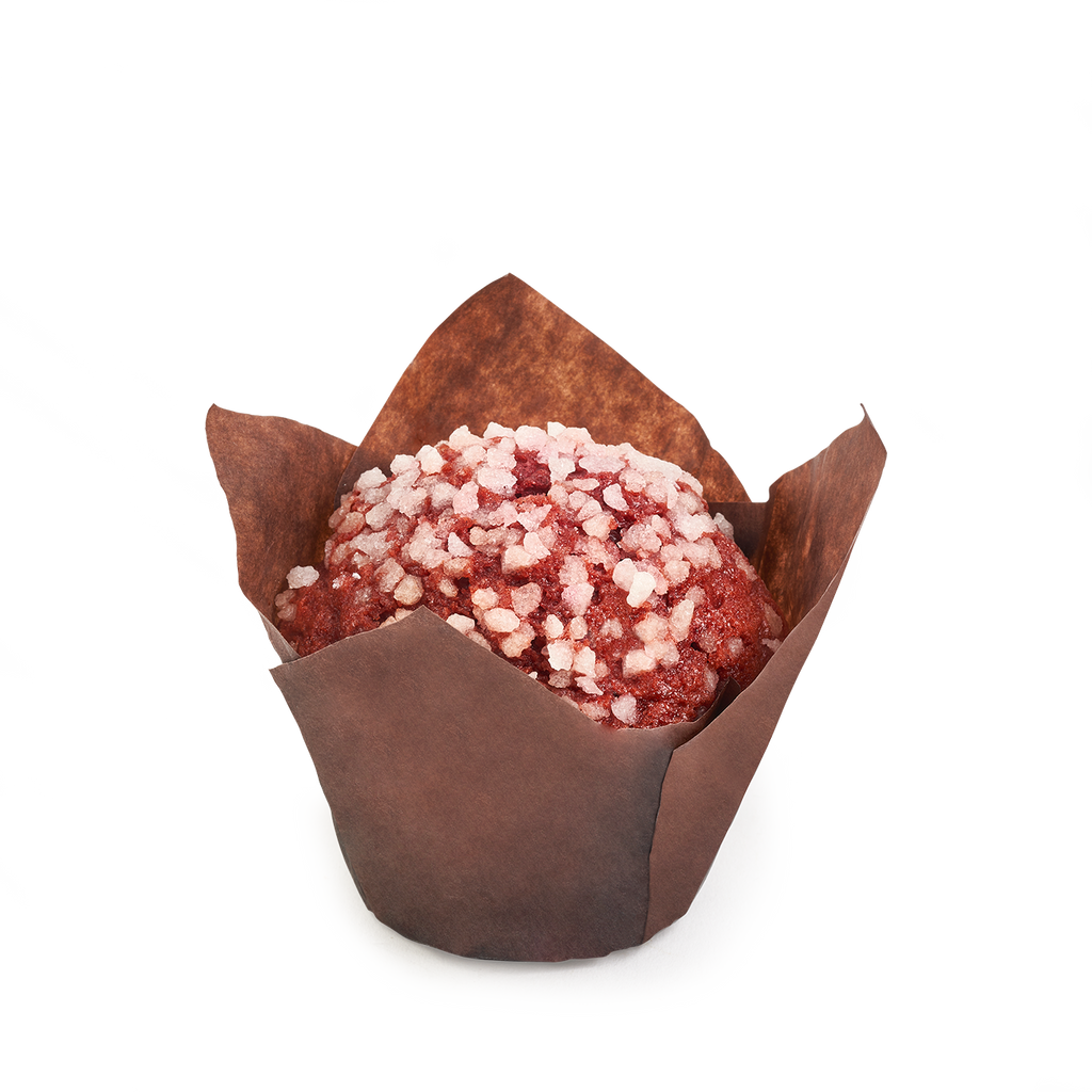 Muffin Red Velvet Choco Blanco