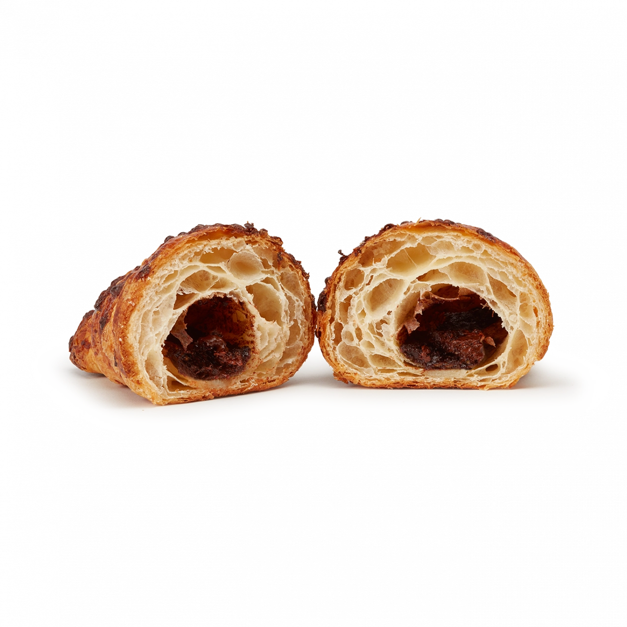 Croissant Relleno Crema Cacao Decorado