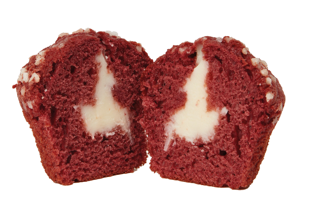 Muffin Red Velvet Choco Blanco