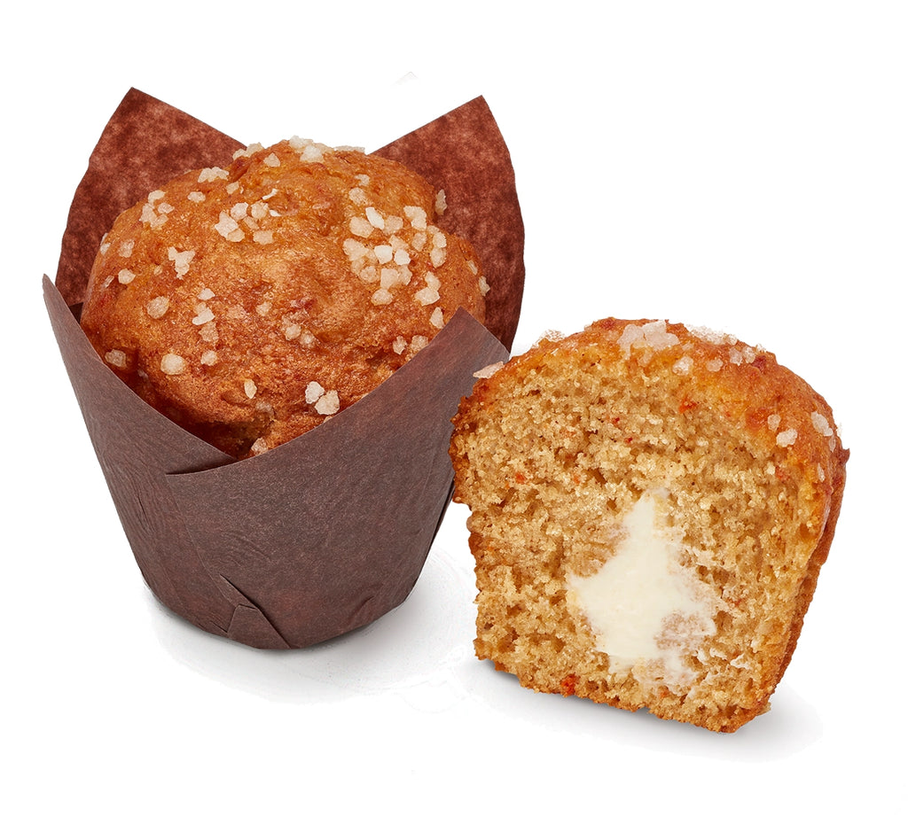 Muffin Zanahoria relleno Chocolate Blanco