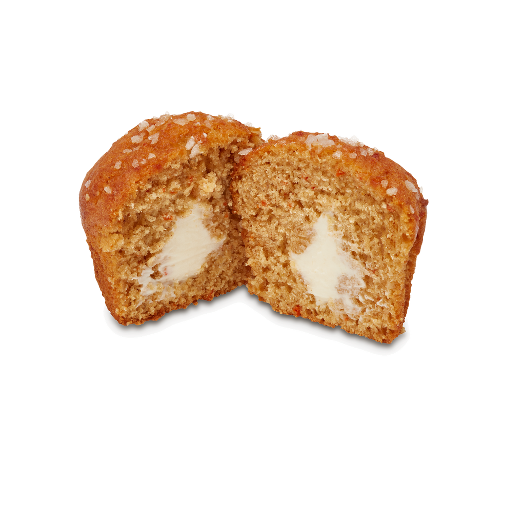 Muffin Zanahoria relleno Chocolate Blanco