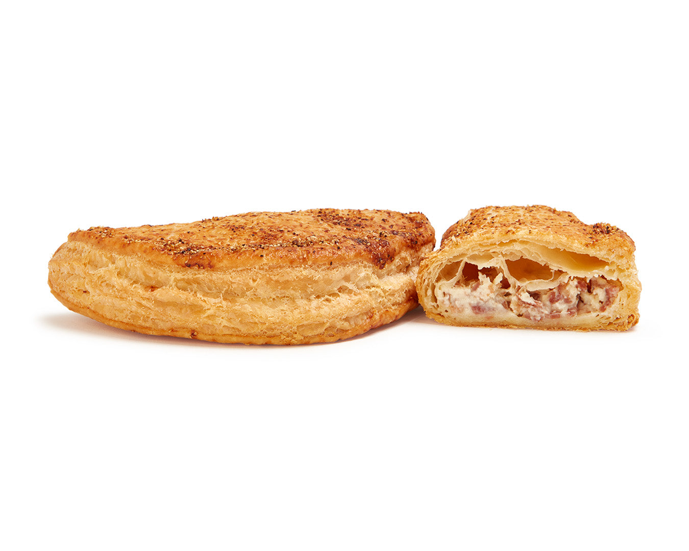 Empanada Hojaldre Queso y Tocino (Bacon)