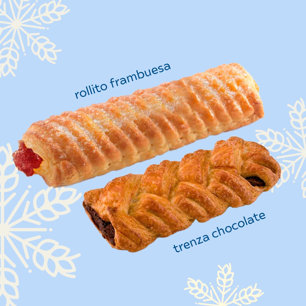 Pack Rollito Frambuesa + Trenza Chocolate