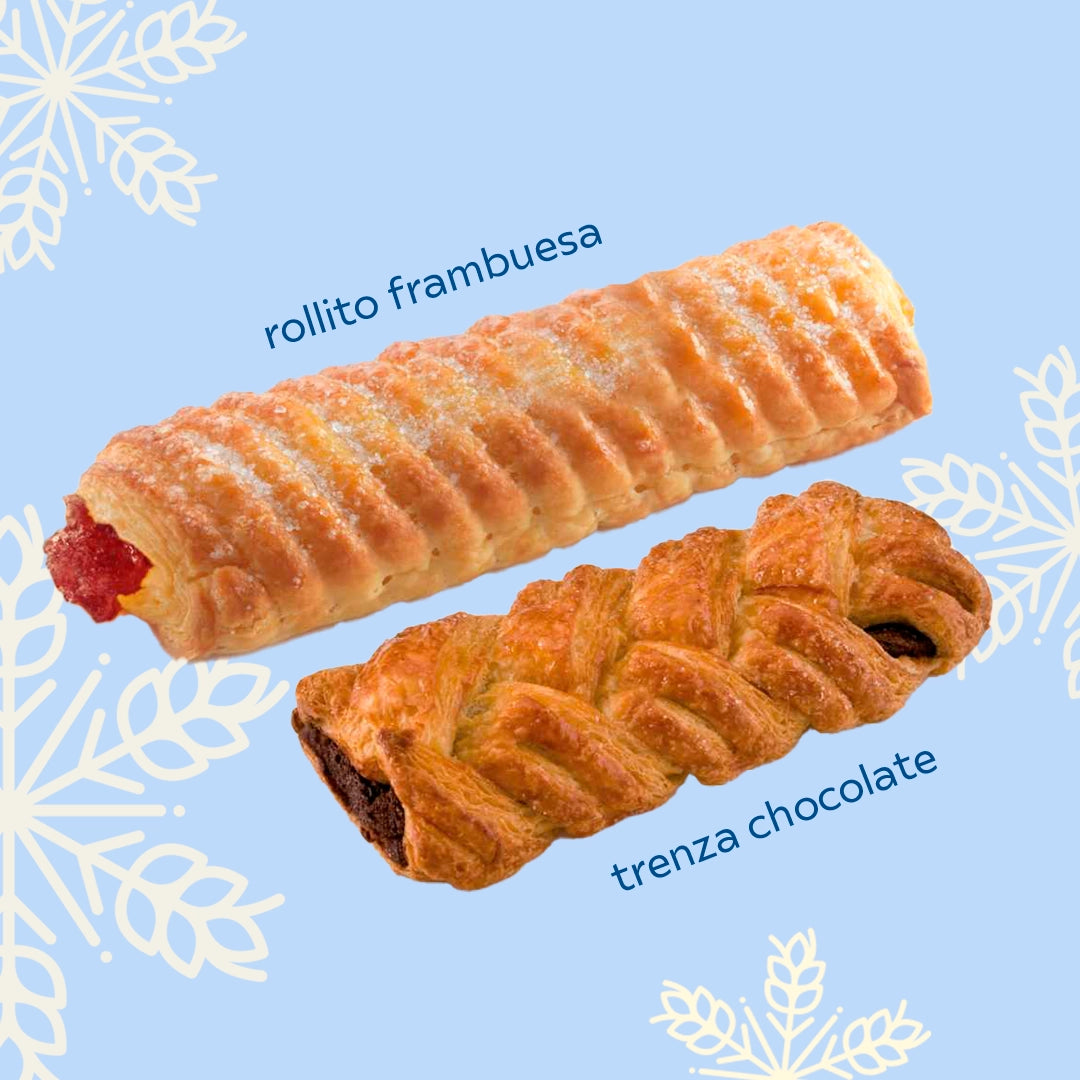 Pack Rollito Frambuesa + Trenza Chocolate