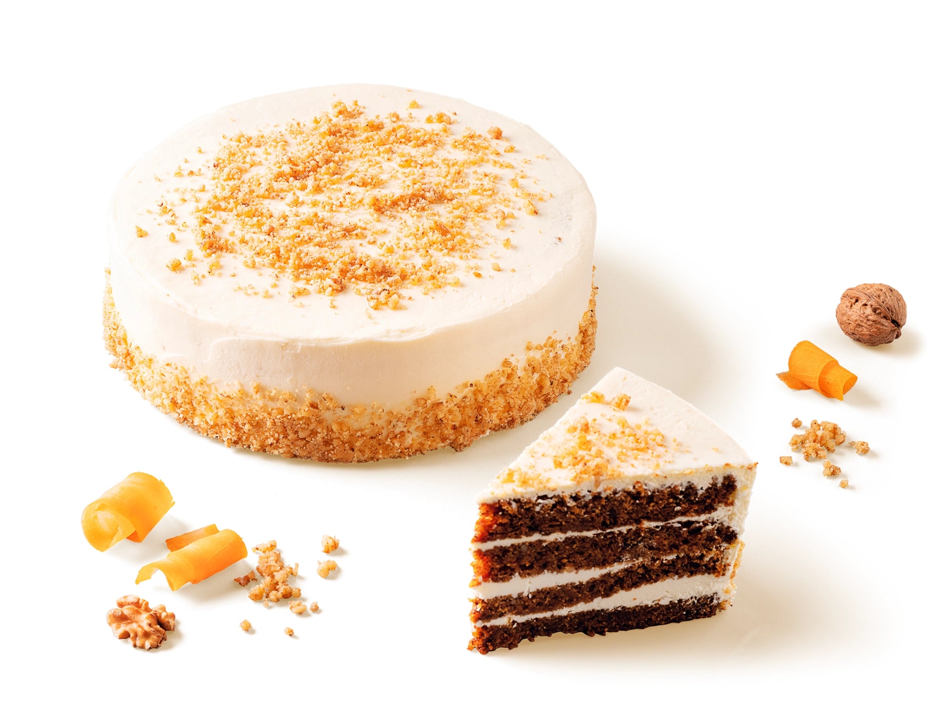 Carrot Cake Con Nueces