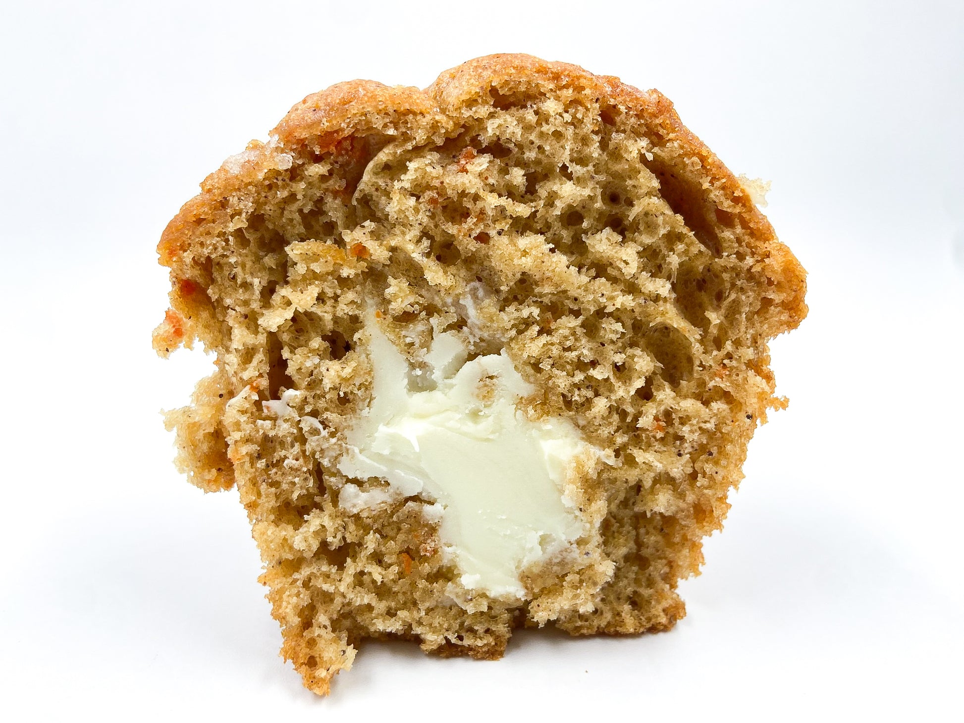 Muffin Zanahoria relleno Chocolate Blanco