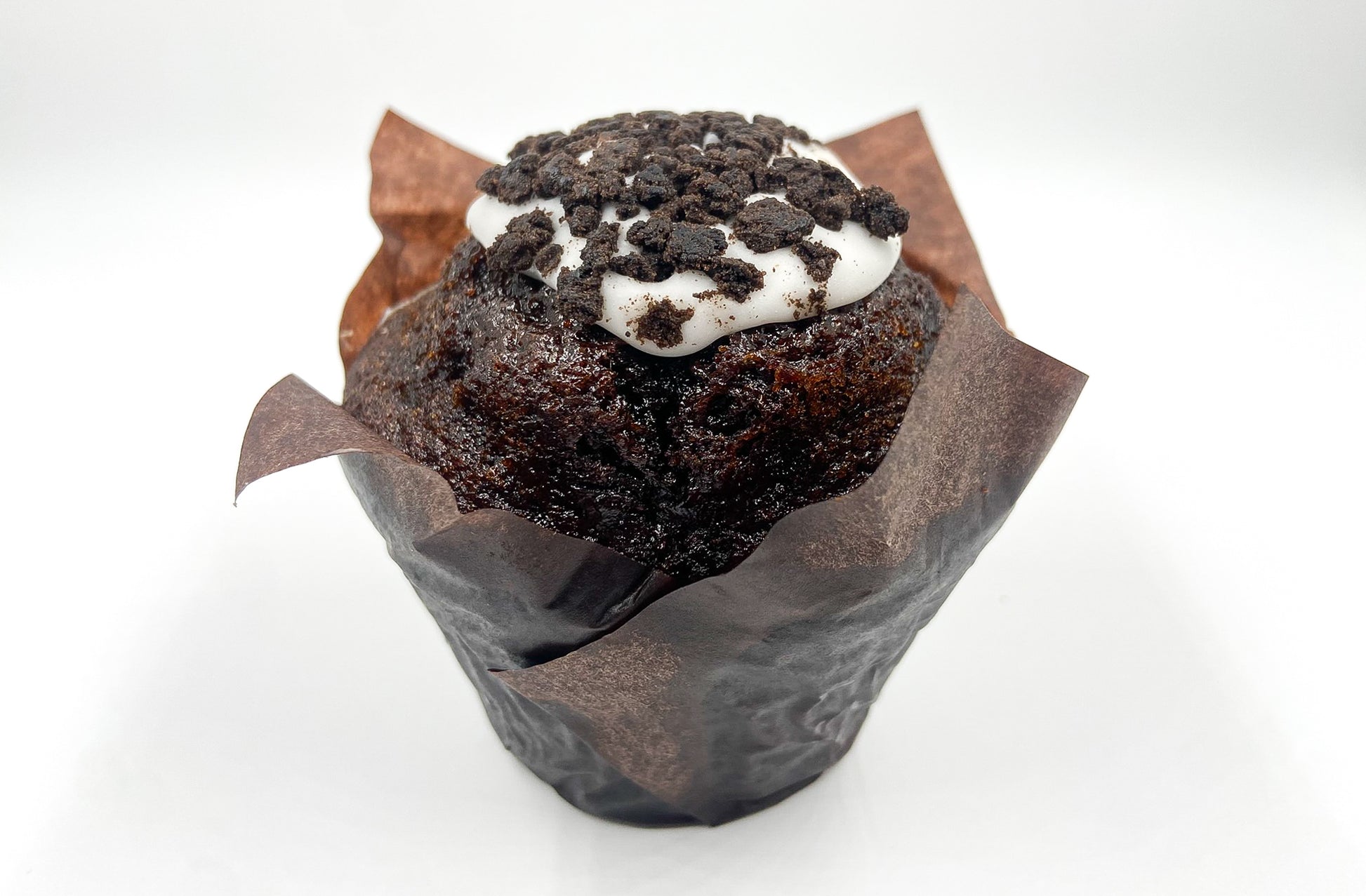 Muffin Cookies and Cream con Glaseado