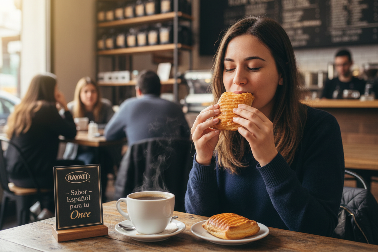 Rayati jamón y queso en coffee break - momento de once Chile
